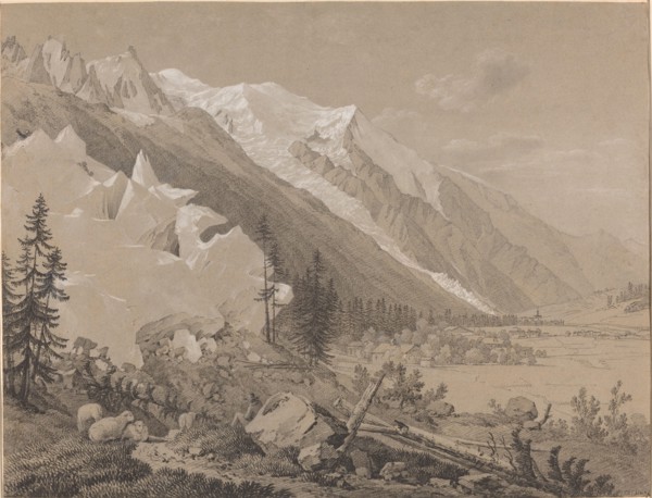 Vue du Mont Blanc. Creator: Jean-Antoine Linck.