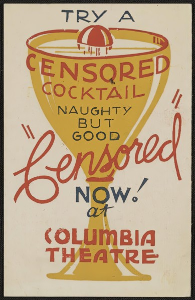 Censored, San Francisco, 1936. Creator: Unknown.