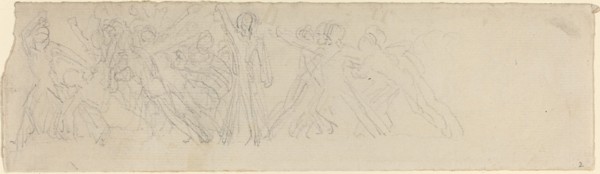 Antique Battle Scene (?). Creator: John Flaxman.