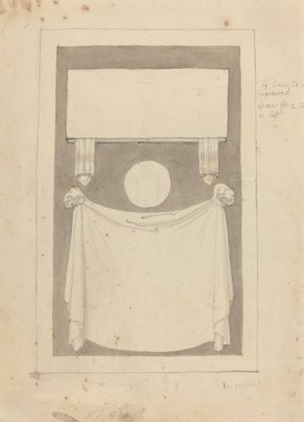 Three Inscription Fields. Creator: John Flaxman.