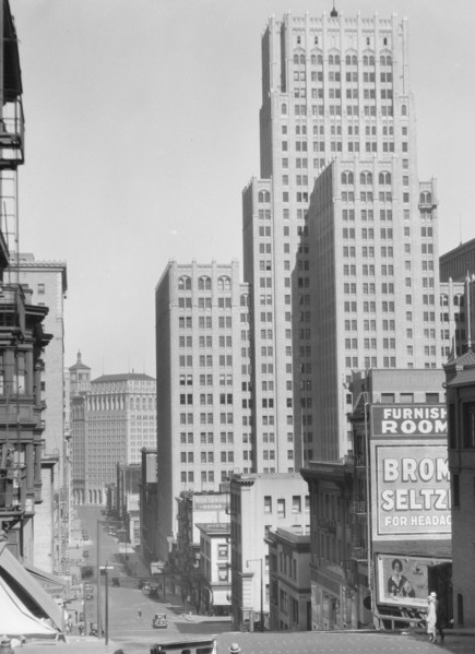 San Francisco views, 1927 Creator: Arnold Genthe.