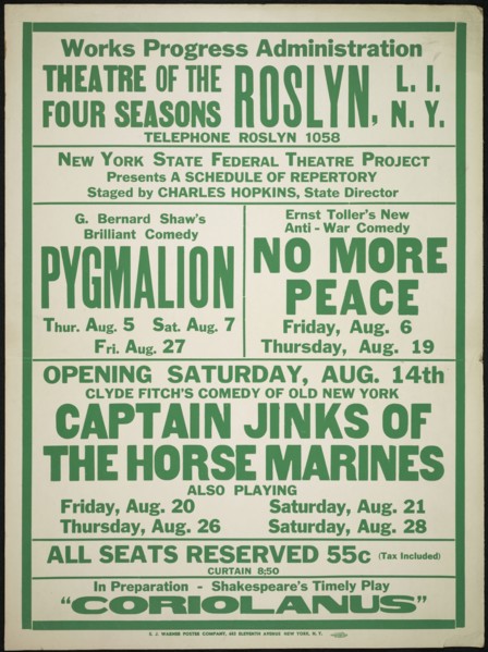 Pygmalion, Roslyn, NY, [1930s]. Creator: Unknown.