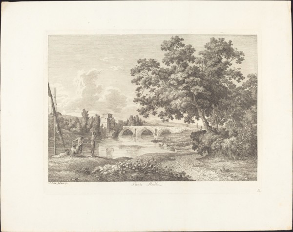 Ponte Molle, 1792. Creator: Jacob Wilhelm Mechau.