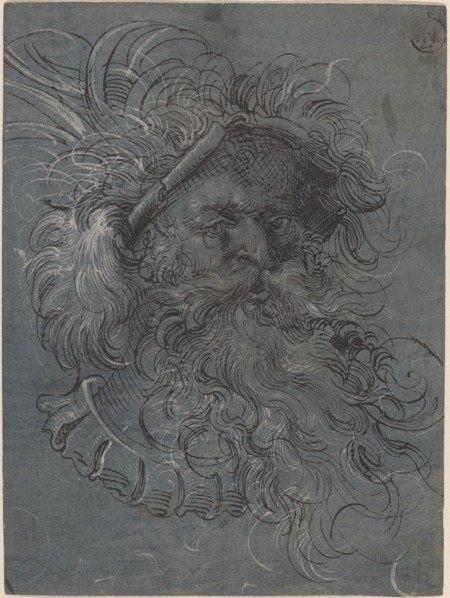 Head of a Bearded Man, 1572. Creator: Jost Ammon.
