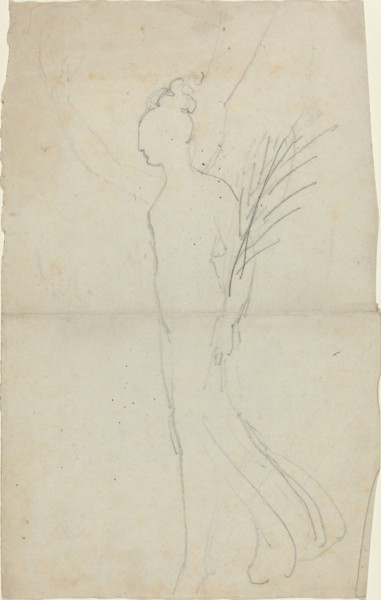Striding Female with Palm. Creator: John Flaxman.