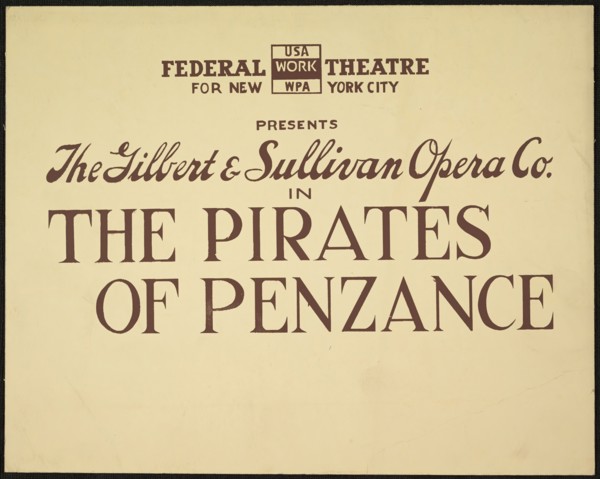 The Pirates of Penzance, [193-]. Creator: Unknown.