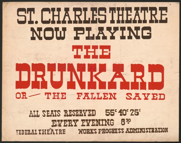 The Drunkard, New Orleans, 1939. Creator: Unknown.