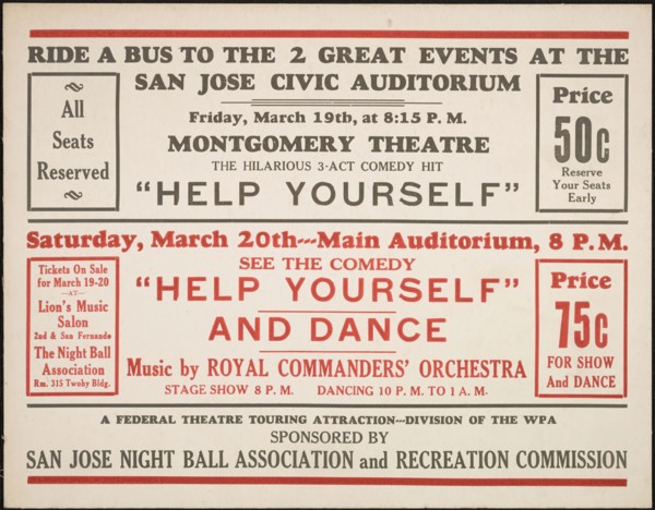 Help Yourself, San Jose, [193-]. Creator: Unknown.