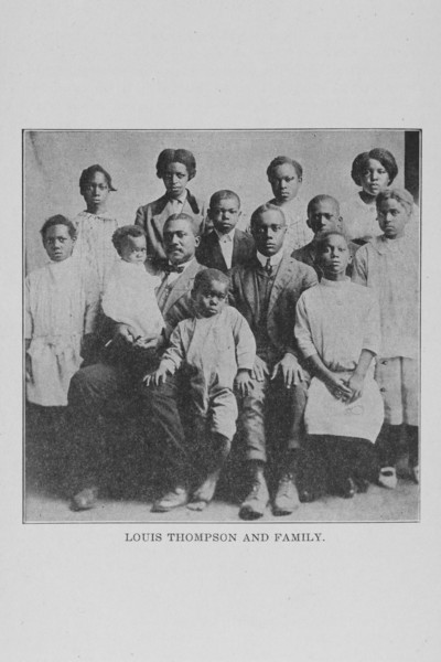 Louis Thompson and family, 1917. Creator: Unknown.
