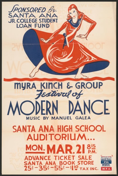 Festival of Modern Dance, [193-]. Creator: Unknown.