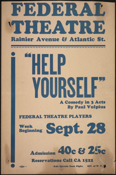 Help Yourself, Seattle, WA, 1937. Creator: Unknown.