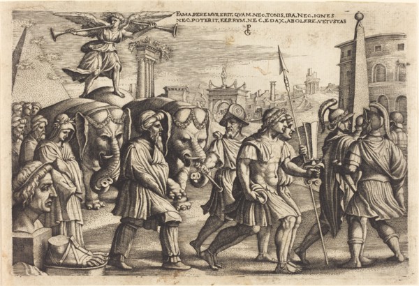 The Triumph of Fame, c. 1539. Creator: Georg Pencz.