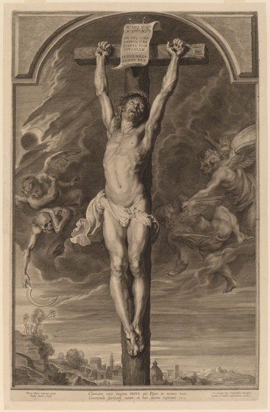 Christ on the Cross, 1631. Creator: Paulus Pontius.