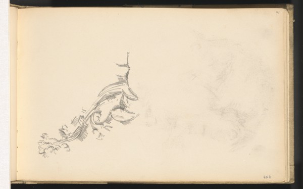 Branch in Flower, 1886/1889. Creator: Paul Cezanne.