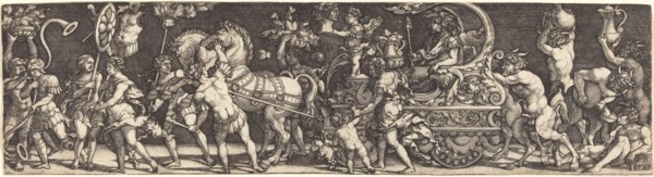 The Triumph of Bacchus, 1528. Creator: Master I. B..