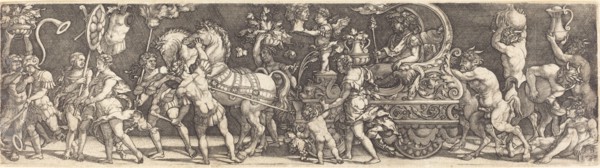 The Triumph of Bacchus, 1528. Creator: Master I. B..