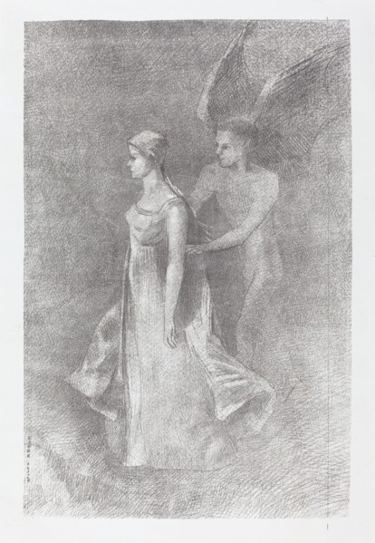 The Haunting (Hantise), 1893. Creator: Odilon Redon.