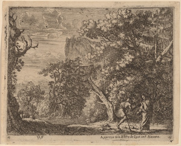 Temptation of Christ. Creator: Herman van Swanevelt.