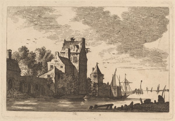 Houses on an Inlet. Creator: Franz Edmund Weirotter.