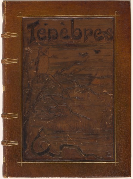 Ténèbres, 1892. Creators: Odilon Redon, Iwan Gilkin.