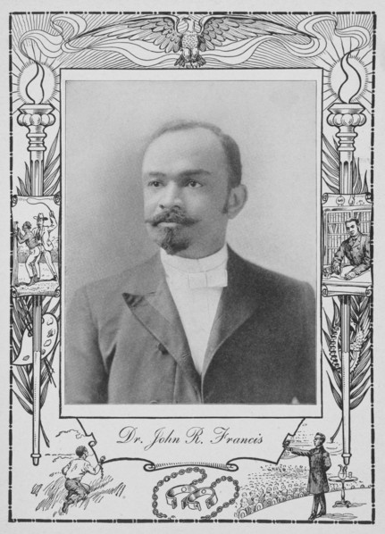 Dr. John R. Francis [recto], 1902. Creator: Unknown.