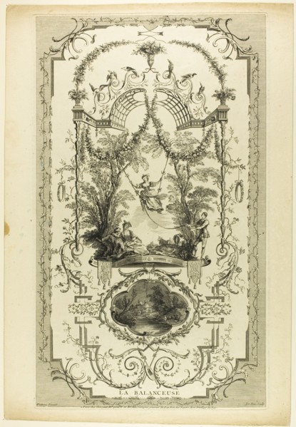 La Balanceuse, n.d. Creator: Jacques Philippe Le Bas.