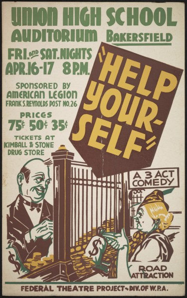 Help Yourself, Bakersfield, [193-]. Creator: Unknown.