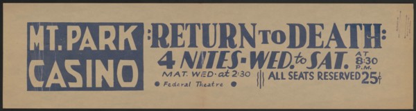 Return to Death, Holyoke, MA, 1938. Creator: Unknown.