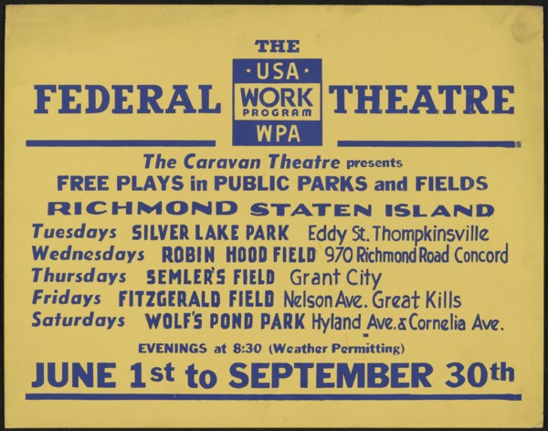 Caravan Theatre, New York, [1930s]. Creator: Unknown.