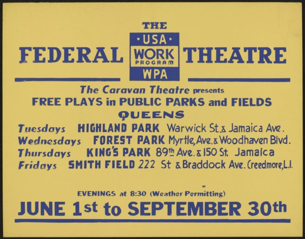 Caravan Theatre, New York, [1930s]. Creator: Unknown.