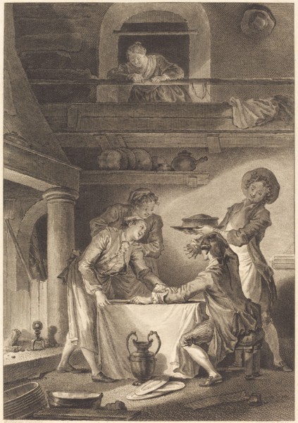 Le pate d'anguilles. Creator: Charles Emmanuel Patas.