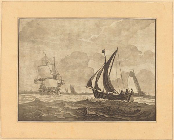 Seascape, published 1782. Creator: Regina Schönecker.