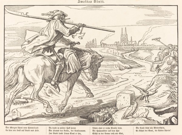 Auch ein Todtentanz II, 1849. Creator: Alfred Rethel.