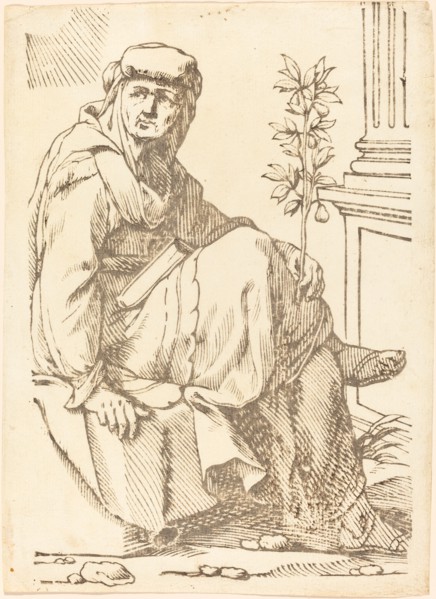 Sibylla Hellespontina, 1625. Creator: Jacques Stella.