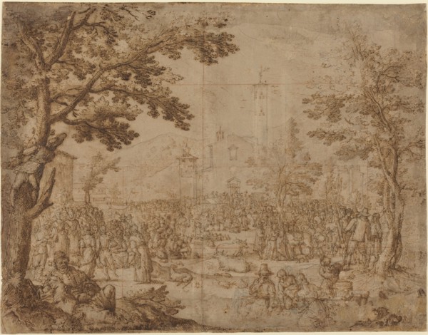 The Fair at Impruneta. Creator: Remigio Cantagallina.