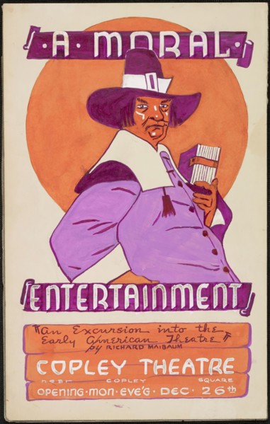 A Moral Entertainment, Boston, 1938. Creator: Unknown.