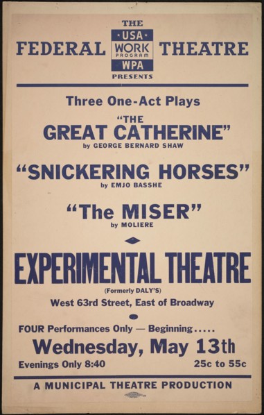 The Great Catherine, New York, 1936. Creator: Unknown.