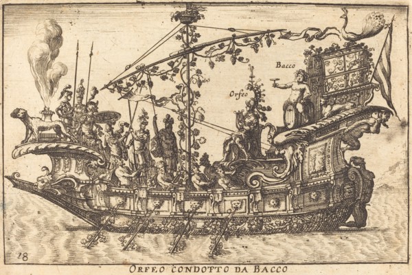 Orfeo condotto da Bacco. Creator: Balthasar Moncornet.