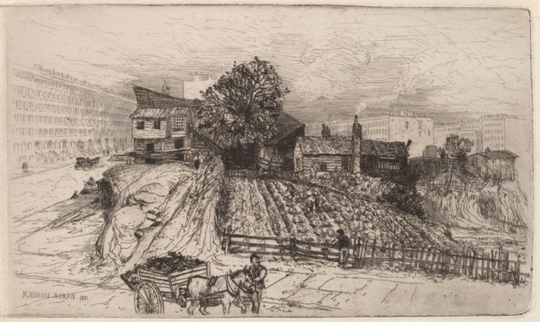 A City Farm?New York, 1881. Creator: Mary Nimmo Moran.