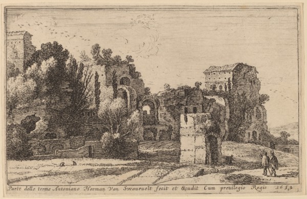 The Baths of Caracalla. Creator: Herman van Swanevelt.