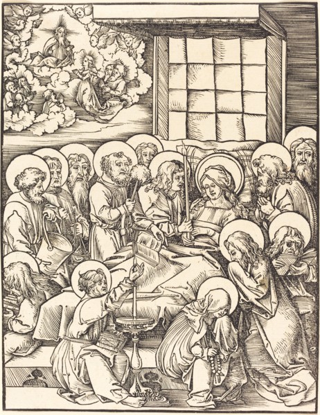 Death of the Virgin. Creator: Hans Wechtlin the Elder.