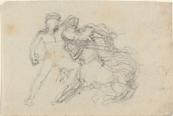 Battle between Man and Centaur. Creator: John Flaxman.