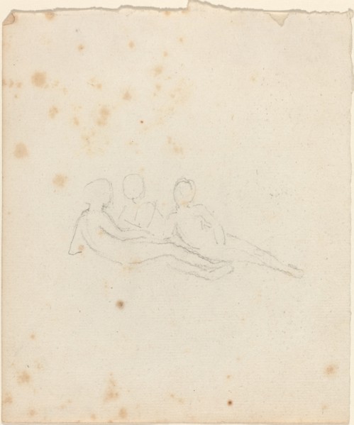 Three Reclining Female Figures. Creator: John Flaxman.