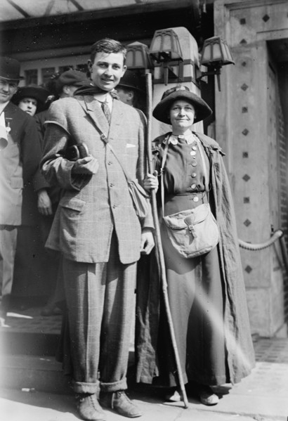 Woman Suffrage - Hikers, 1913. Creator: Harris & Ewing.