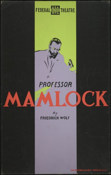 Professor Mamlock, New York, [1930s]. Creator: Unknown.