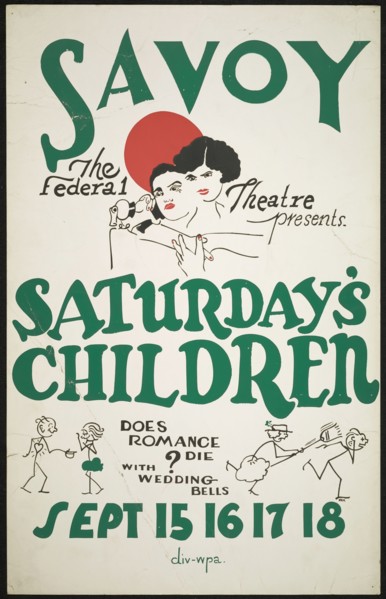 Saturday's Children, San Diego, 1937. Creator: Unknown.