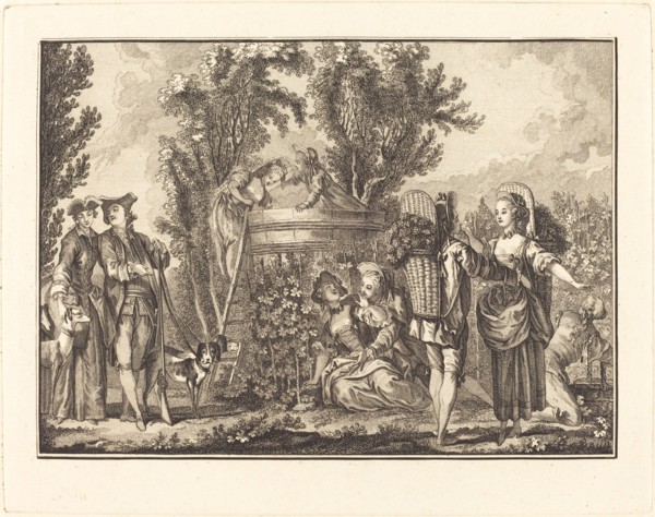 L'automne. Creators: Joseph de Longueil, Charles Eisen.