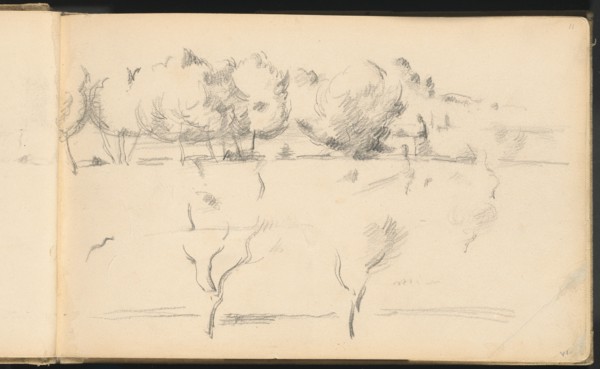 Landscape with Trees, 1895/1898. Creator: Paul Cezanne.