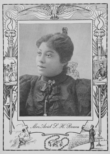 Mrs. Ariel S. H. Bowen [recto], 1902. Creator: Unknown.