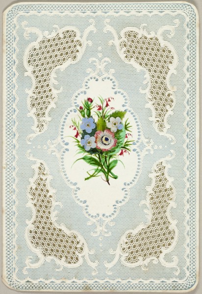 Untitled Valentine (Flowers), 1840/50. Creator: Unknown.